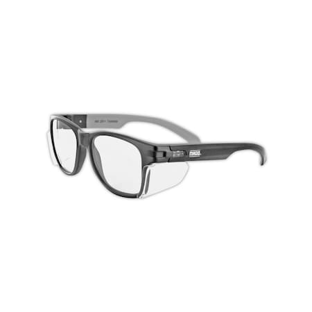 Magid Y50, Safety Glasses, Anti-Fog, Clear Lens, Black Frame, 1 PR Y50BKAFC